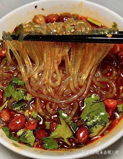 Sour and spicy noodles