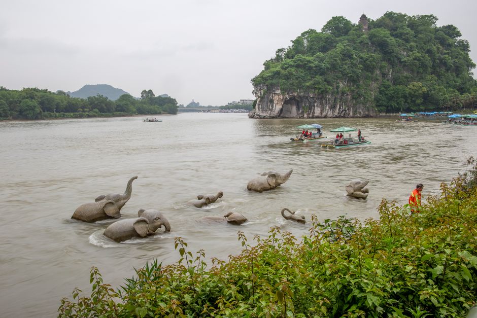 Elephant Trunk Hill Guilin landmark