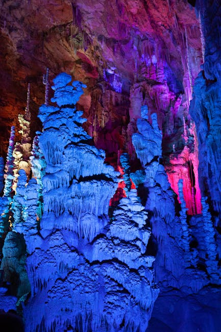 Reed Flute Cave stalactite formations