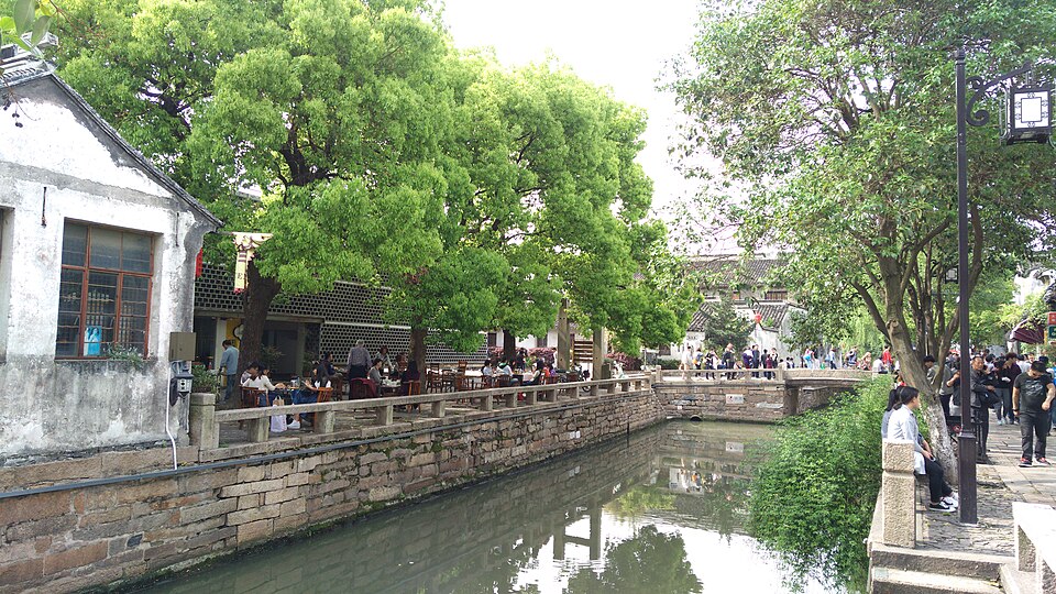Pingjiang Road, a historic canal-side street in Suzhou