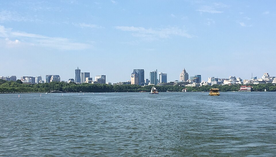 West Lake panorama in Hangzhou