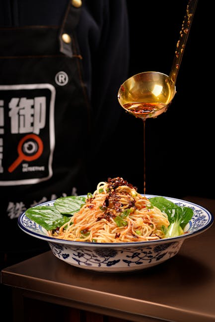 Dandan noodles with minced pork