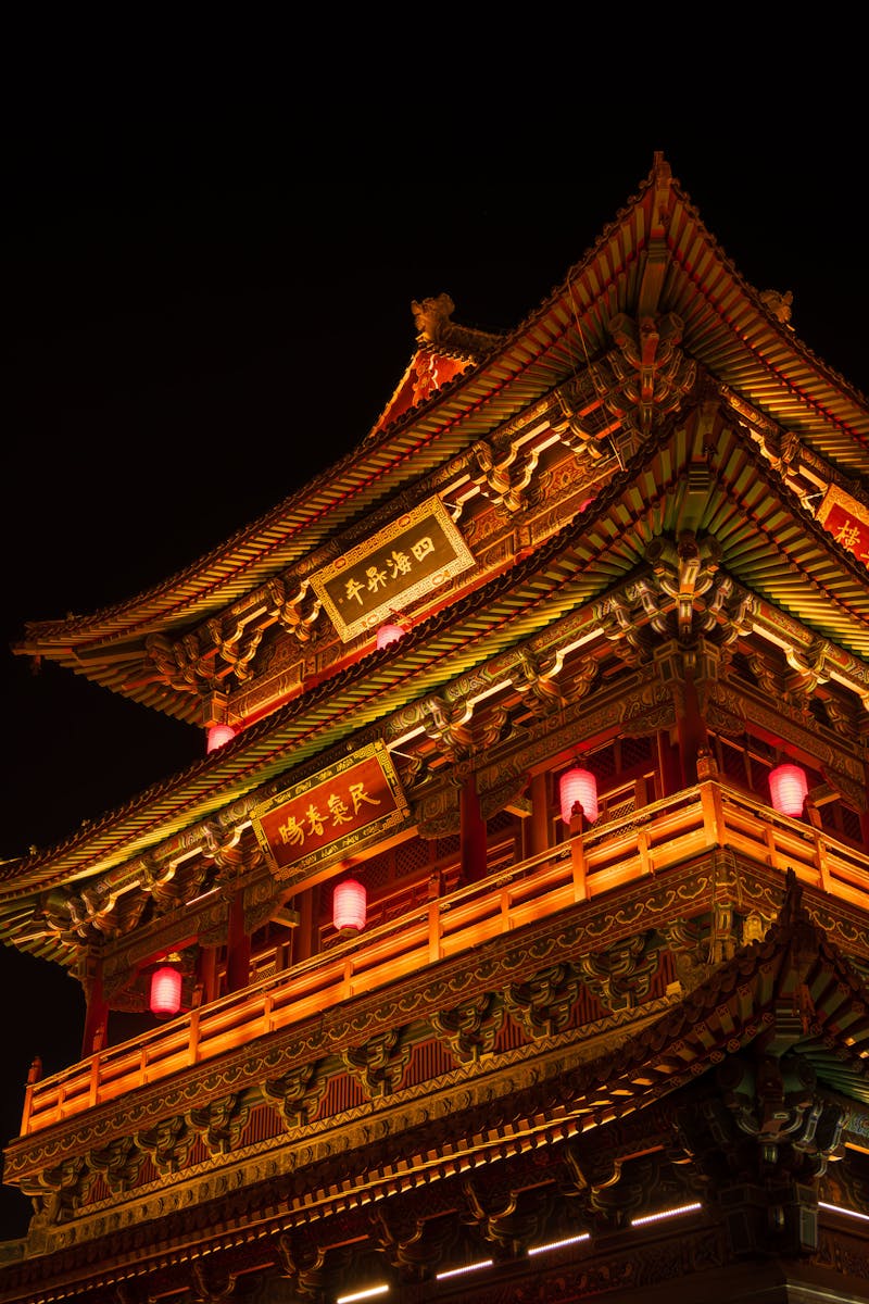 Grand Tang Dynasty Ever-Bright City — illuminated Tang-style street at night