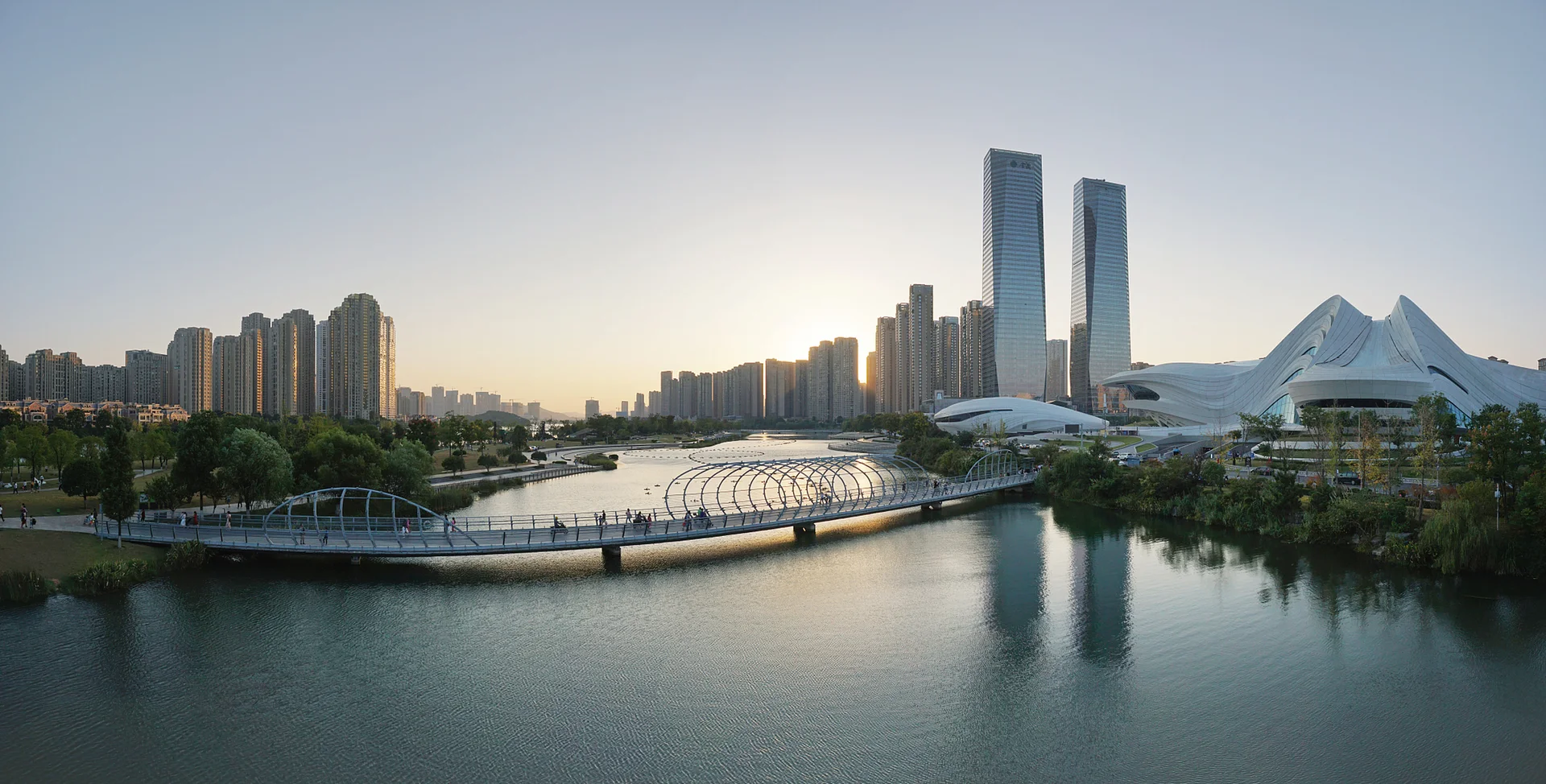 Changsha city skyline, China