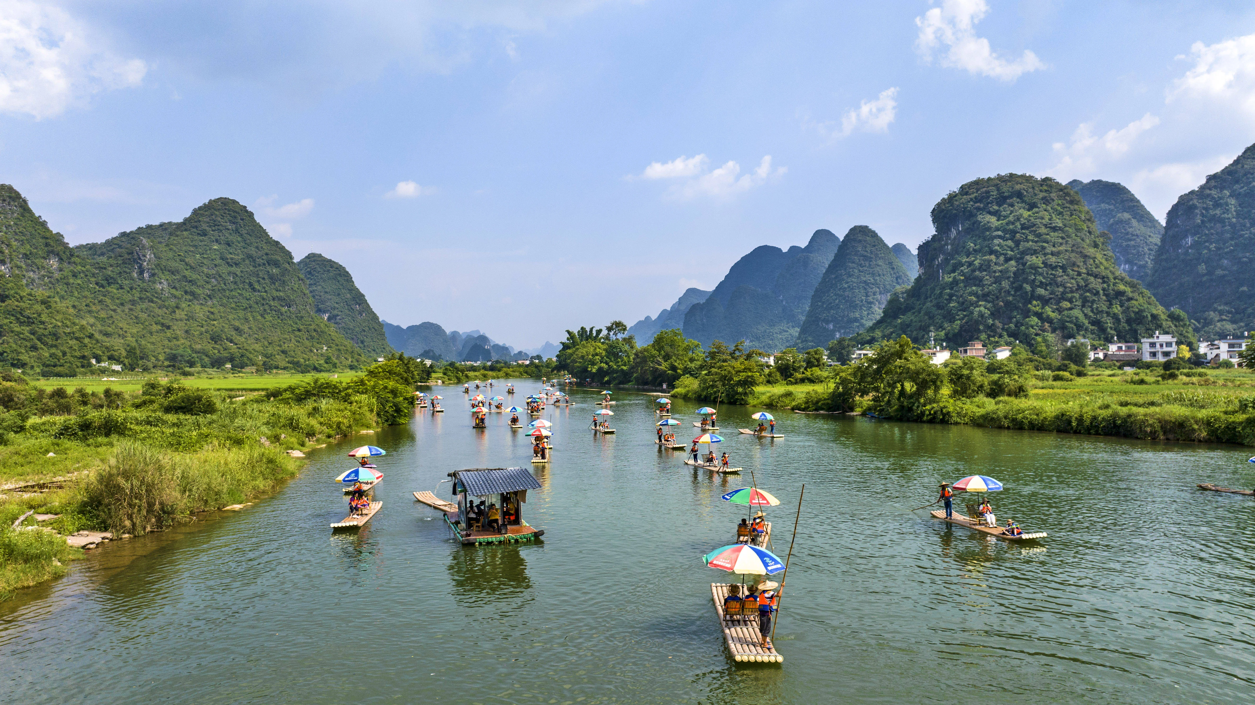 Guilin city skyline, China