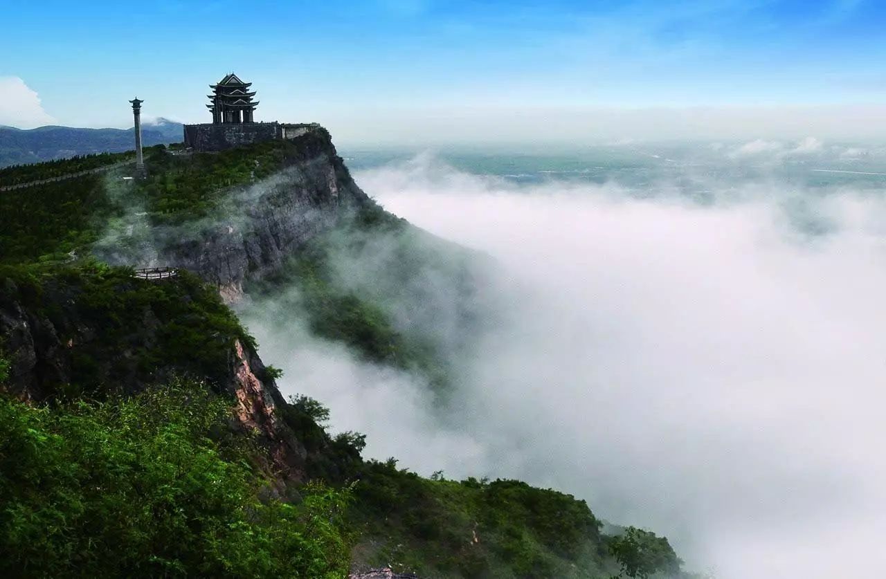 Hebi city skyline, China