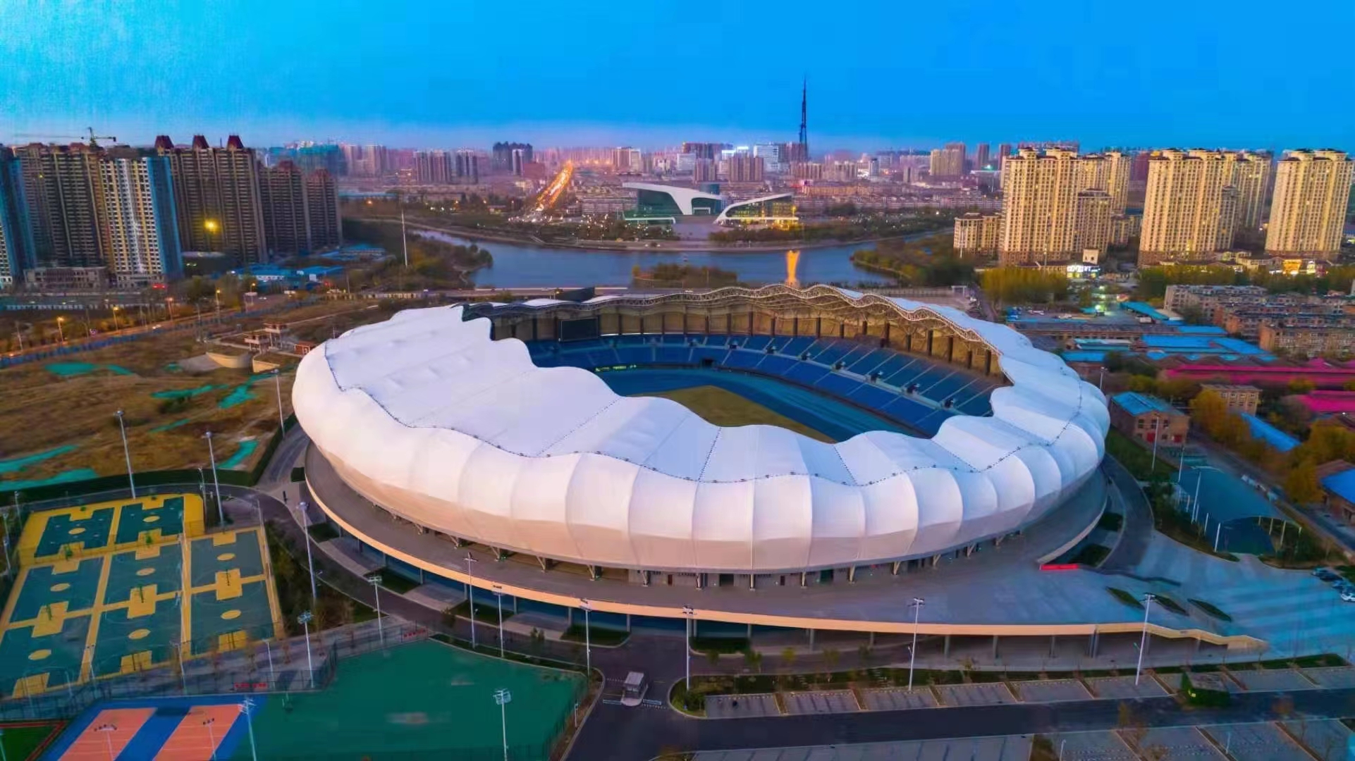 Hengshui city skyline, China