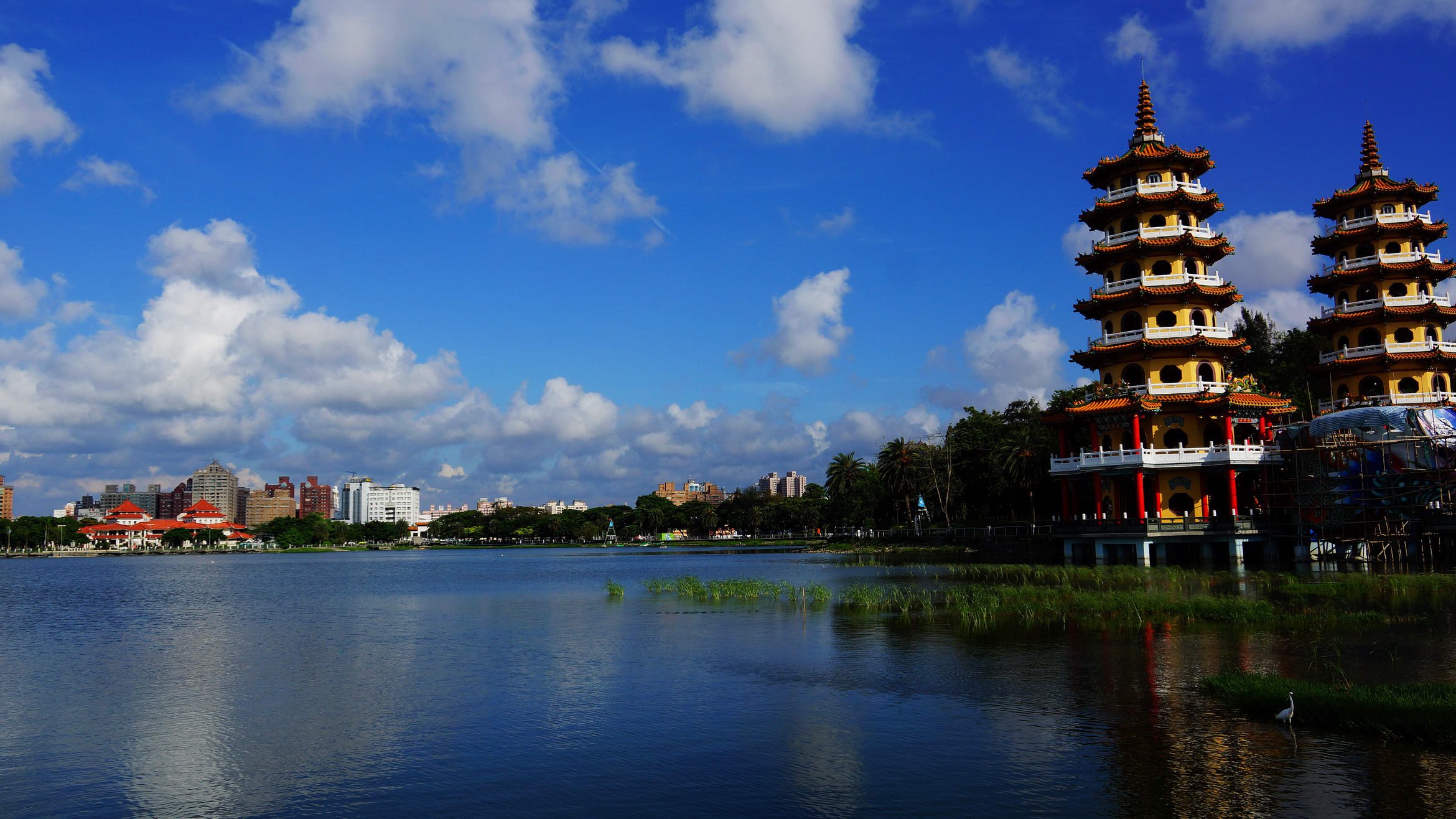 Kaohsiung city skyline, China