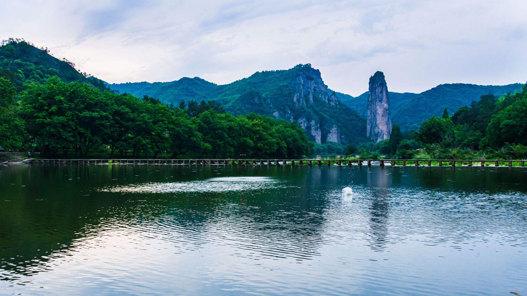 Lishui city skyline, China