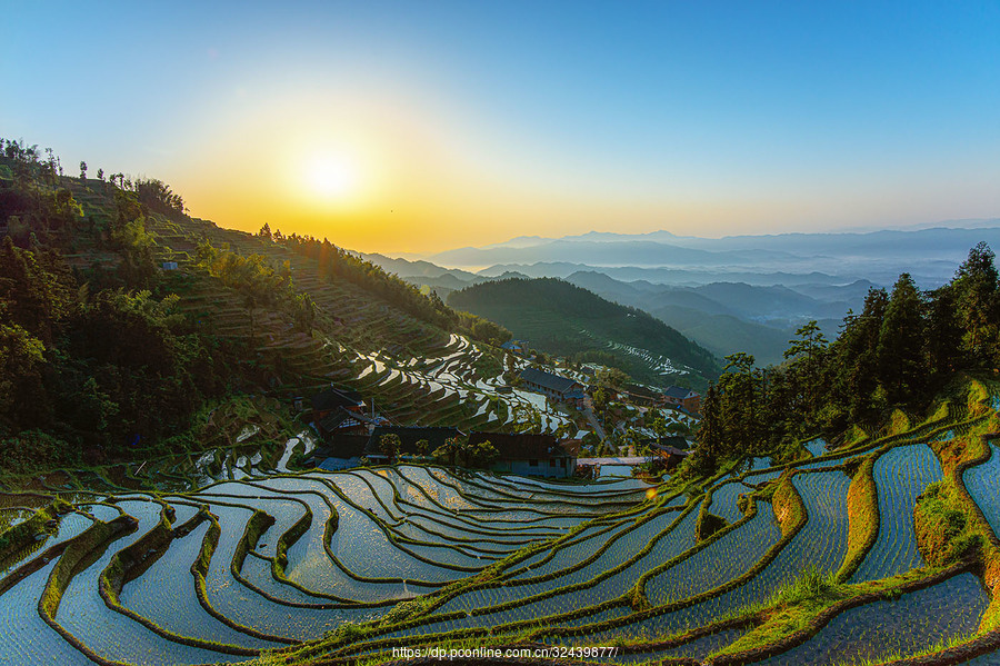 Loudi city skyline, China