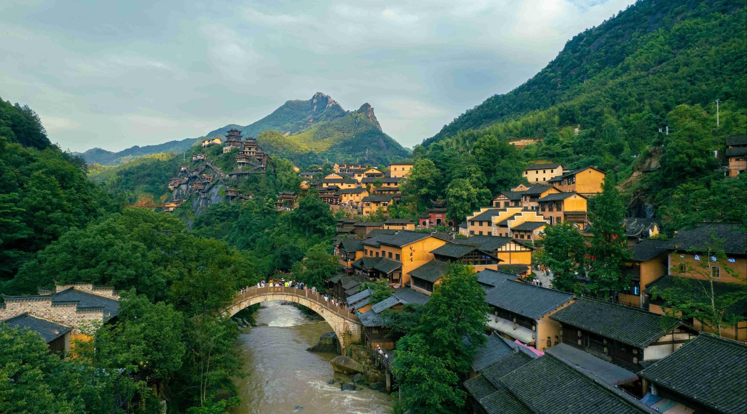 Shangrao city skyline, China