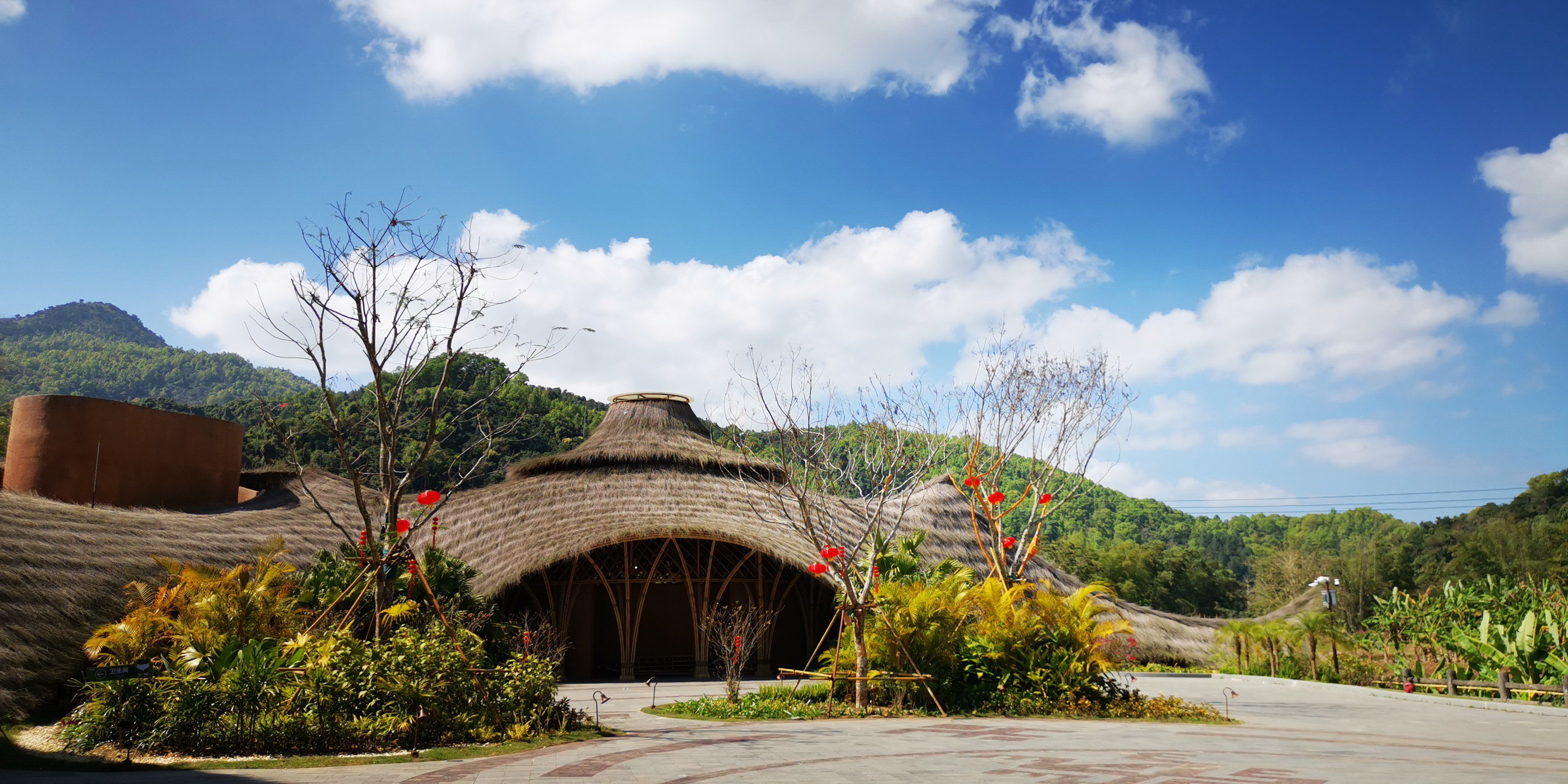 Wuzhishan city skyline, China