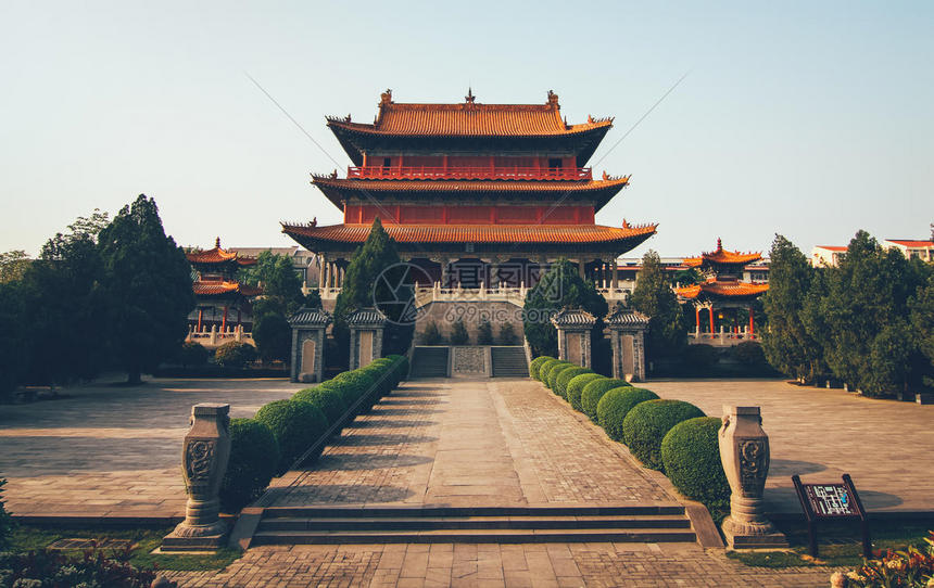 Xuchang city skyline, China