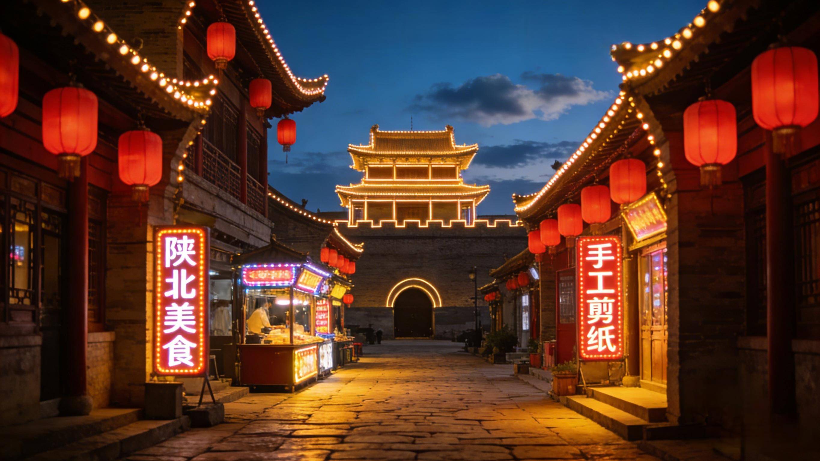 Yulin city skyline, China