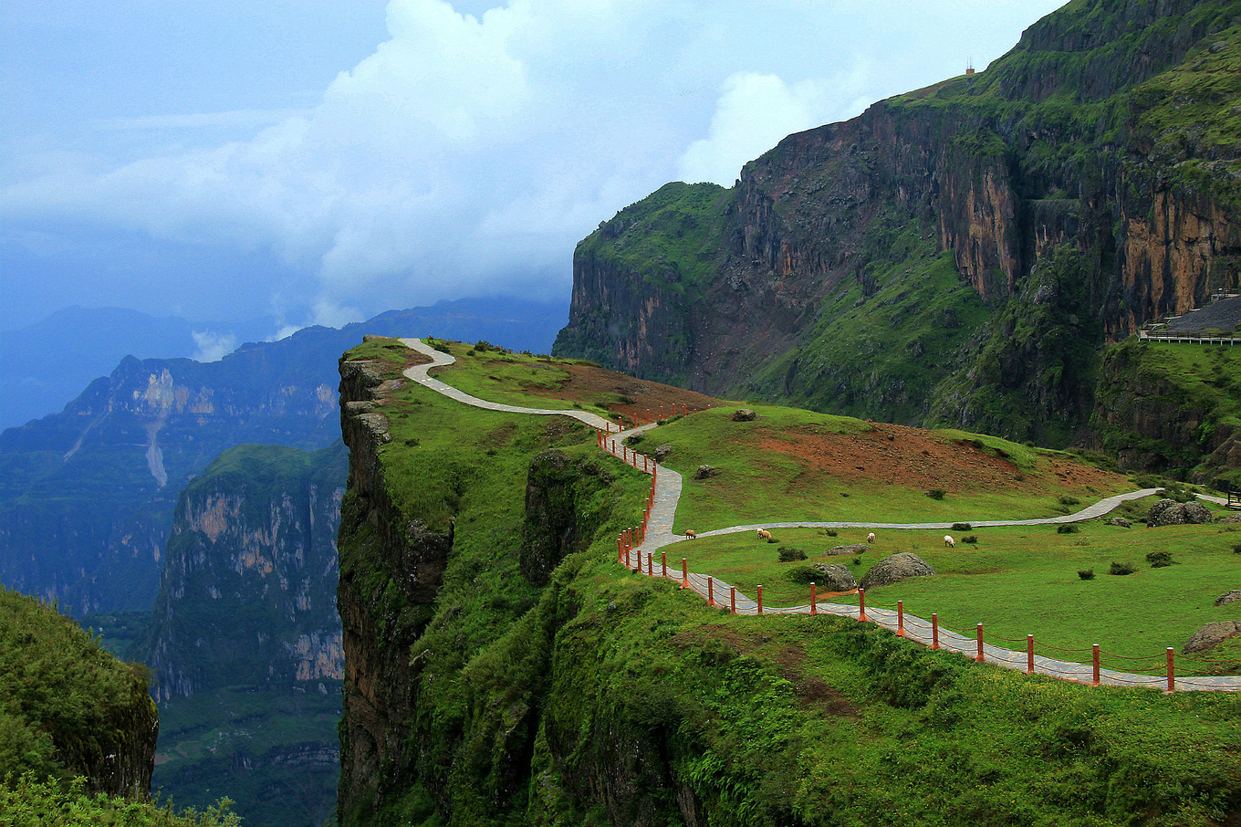 Zhaotong city skyline, China